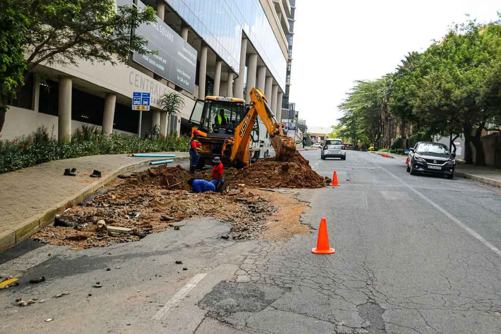 Travaux de voirie et de réseaux en bordure de route